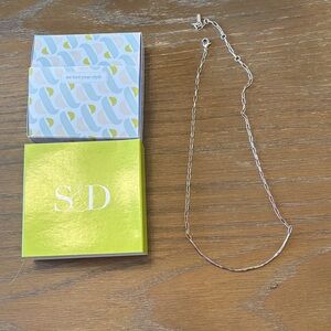 Stella & Dot Silver Necklace